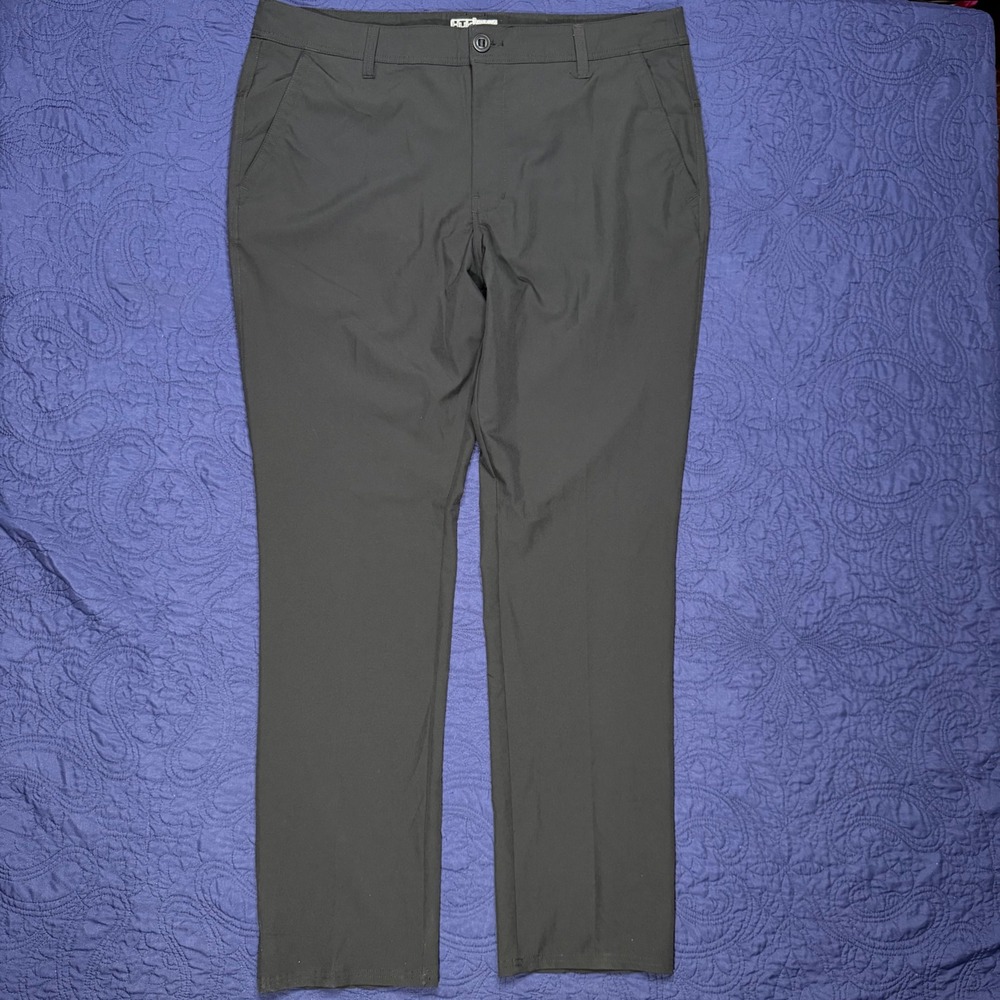 Huk Performance Fishing Mens Pants Size 38 Black Outdoor Hiking Stretch Utility